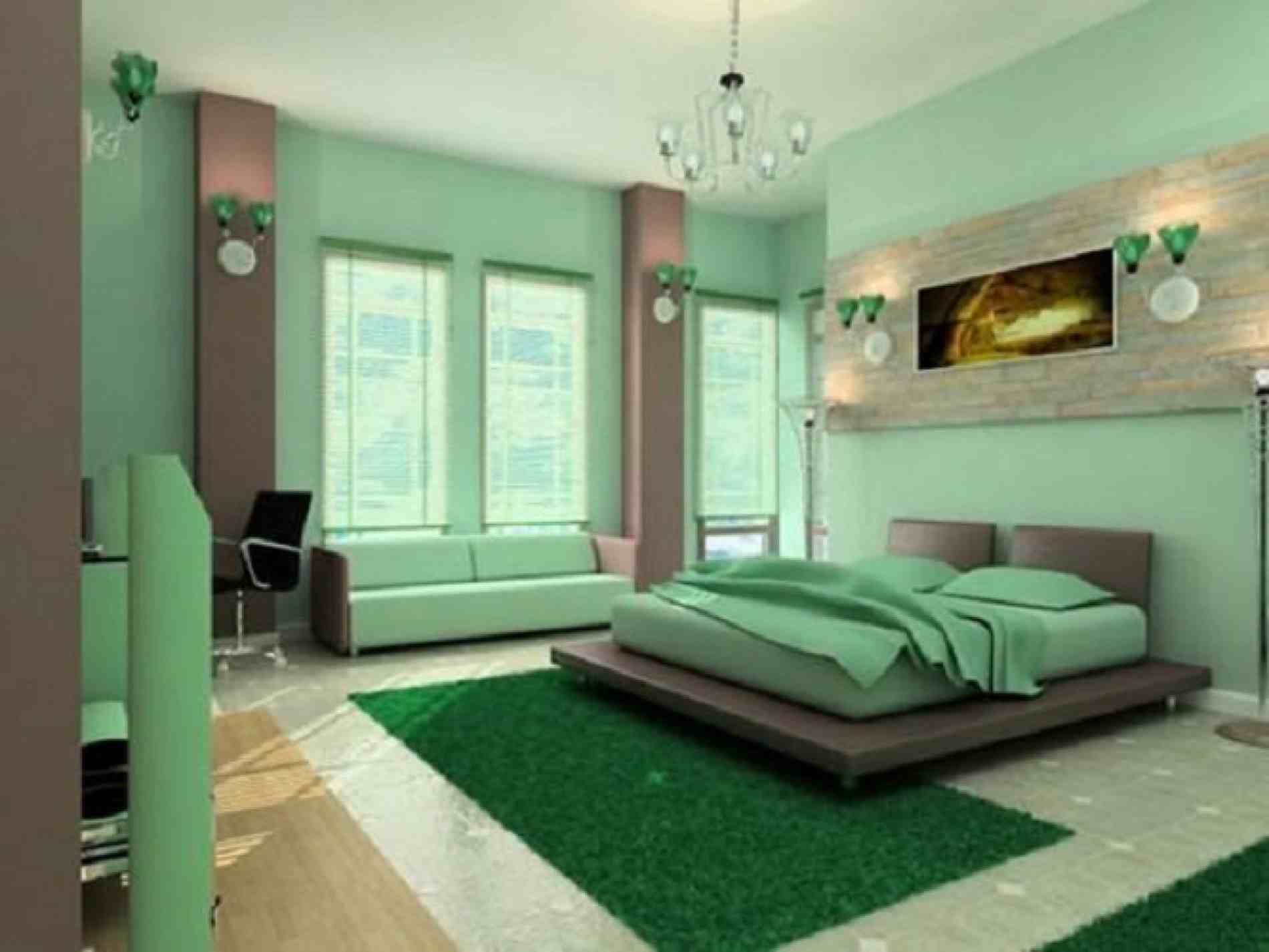 Contoh Warna Cat Kamar Tidur Minimalis Cerah Interior Rumah 1719