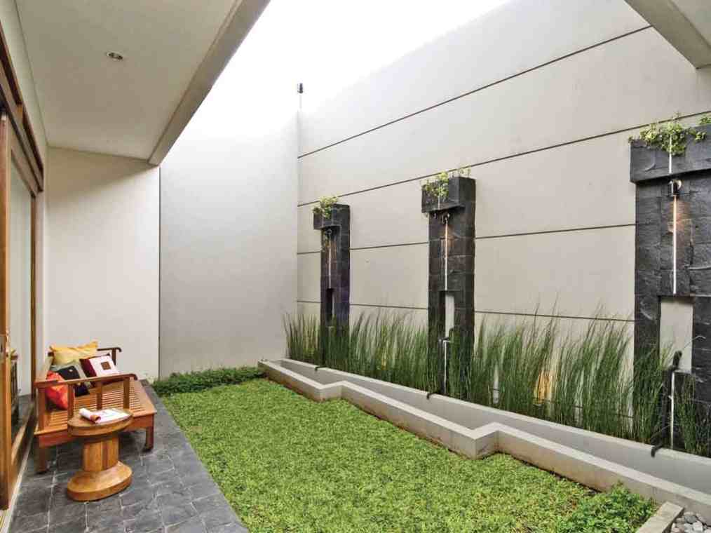 √ contoh desain taman belakang rumah minimalis modern