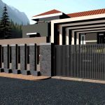 Contoh Desain Pagar Beton Rumah Minimalis Terbaru