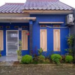 Contoh Warna Cat Rumah Minimalis Biru | Contoh Warna Cat Rumah Hijau Tampak Depan