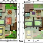 Denah Rumah Minimalis Sederhana 2 Lantai