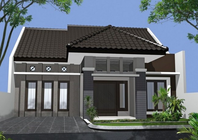  Desain  Arsitektur Rumah  Minimalis  1 Lantai Tips Rumah  2654 