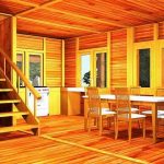 Desain Interior Rumah Kayu Minimalis | Contoh Model Rumah Kayu Minimalis