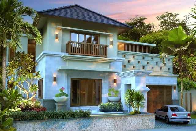 Model Gambar  Rumah  Mewah  2 Lantai Gambar  Desain Rumah  2460 