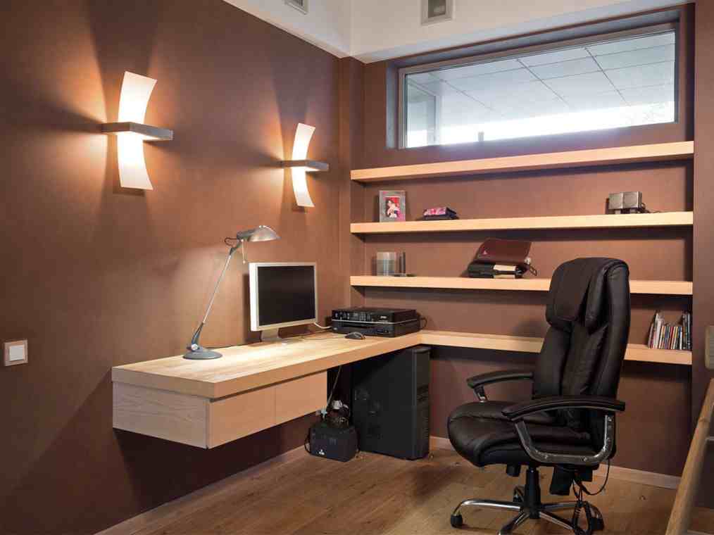 Desain Interior Ruang Kerja Pribadi | Contoh Dekorasi Ruang Kerja Rumah Minimalis