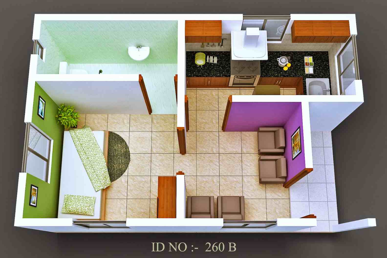 Model Desain Rumah Minimalis Type 36 1 Lantai Dan 2 Lantai