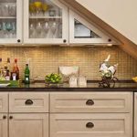 Foto Kitchen Set Bawah Tangga | Desain Kitchen Set Kayu Sederhana Modern