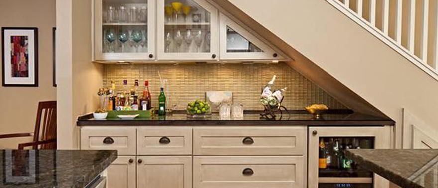 Foto Kitchen Set Bawah Tangga | Desain Kitchen Set Kayu Sederhana Modern