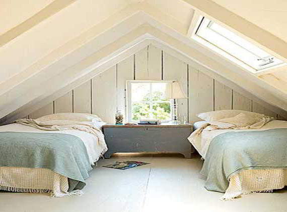 Foto Loteng Minimalis Dengan Kamar Tidur | Desain Loteng Rumah Minimalis Sebagai Ruang Keluarga