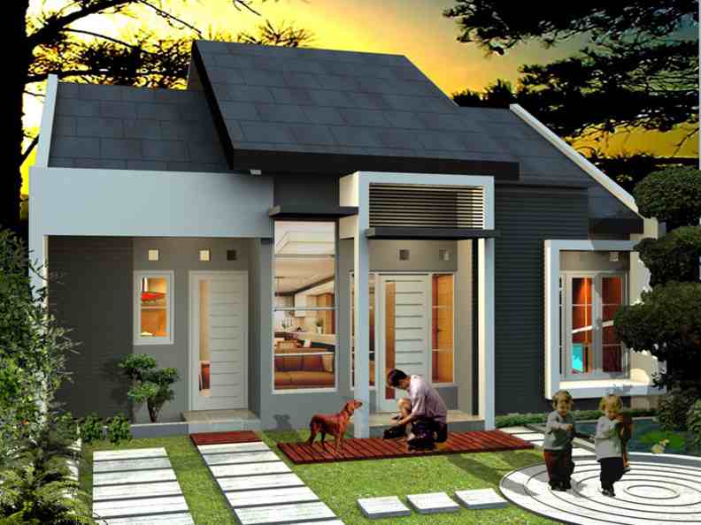 Foto rumah minimalis tampak depan