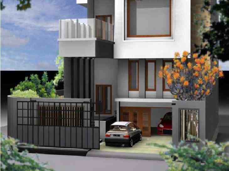 contoh desain garasi rumah minimalis sederhana modern