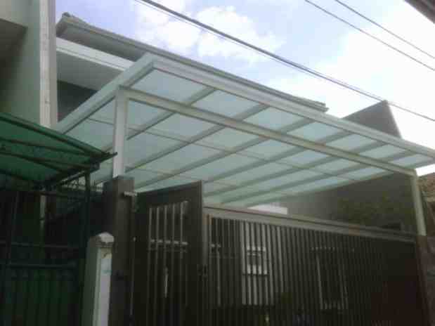 Model Canopy Carport Minimalis - Eksterior Rumah (1514)