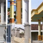 Model Desain Tiang Rumah Minimalis | Tiang Teras Rumah Kombinasi Batu Alam Klasik